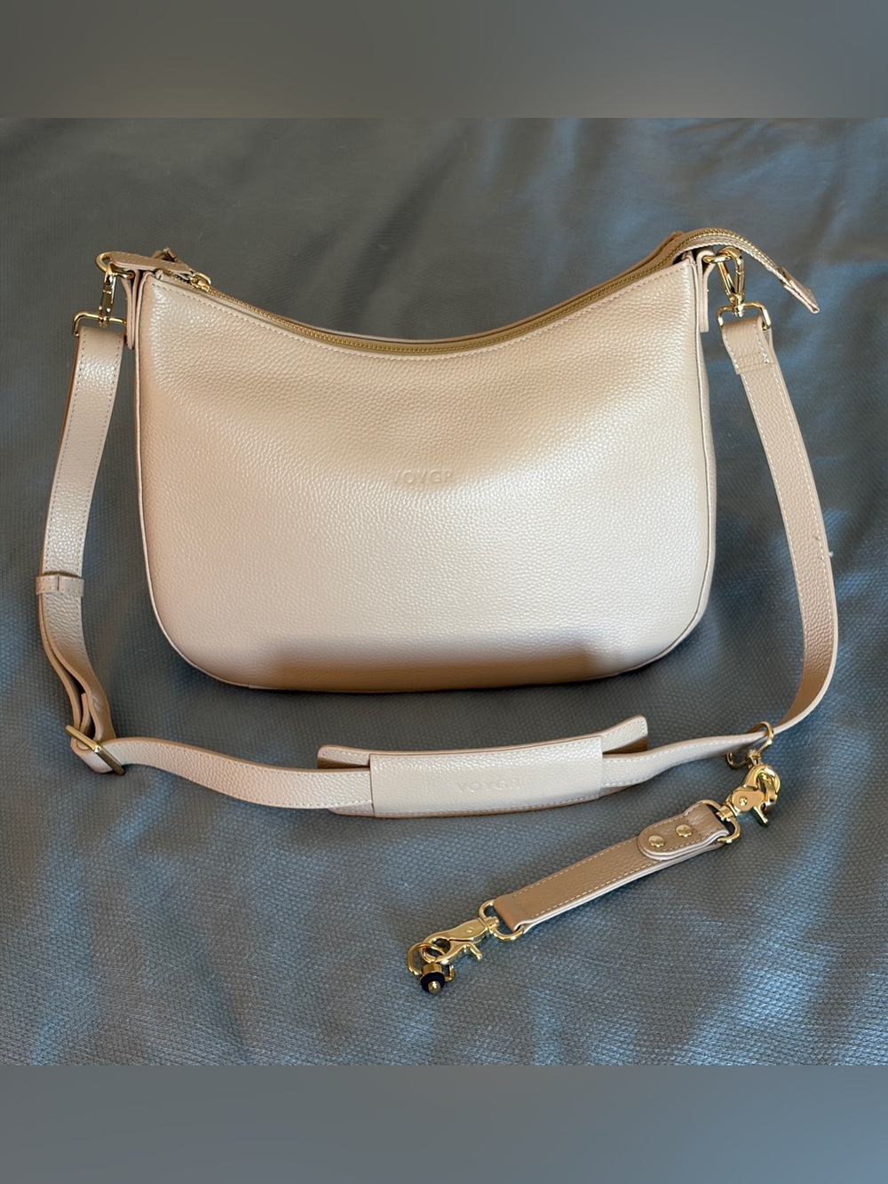 Vogyr 1 Leather Camera Sling Bag - Urban Beige